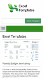Mobile Screenshot of exceltemplates.net