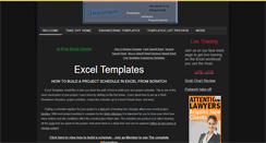 Desktop Screenshot of exceltemplates.us