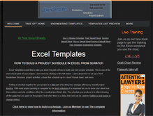 Tablet Screenshot of exceltemplates.us